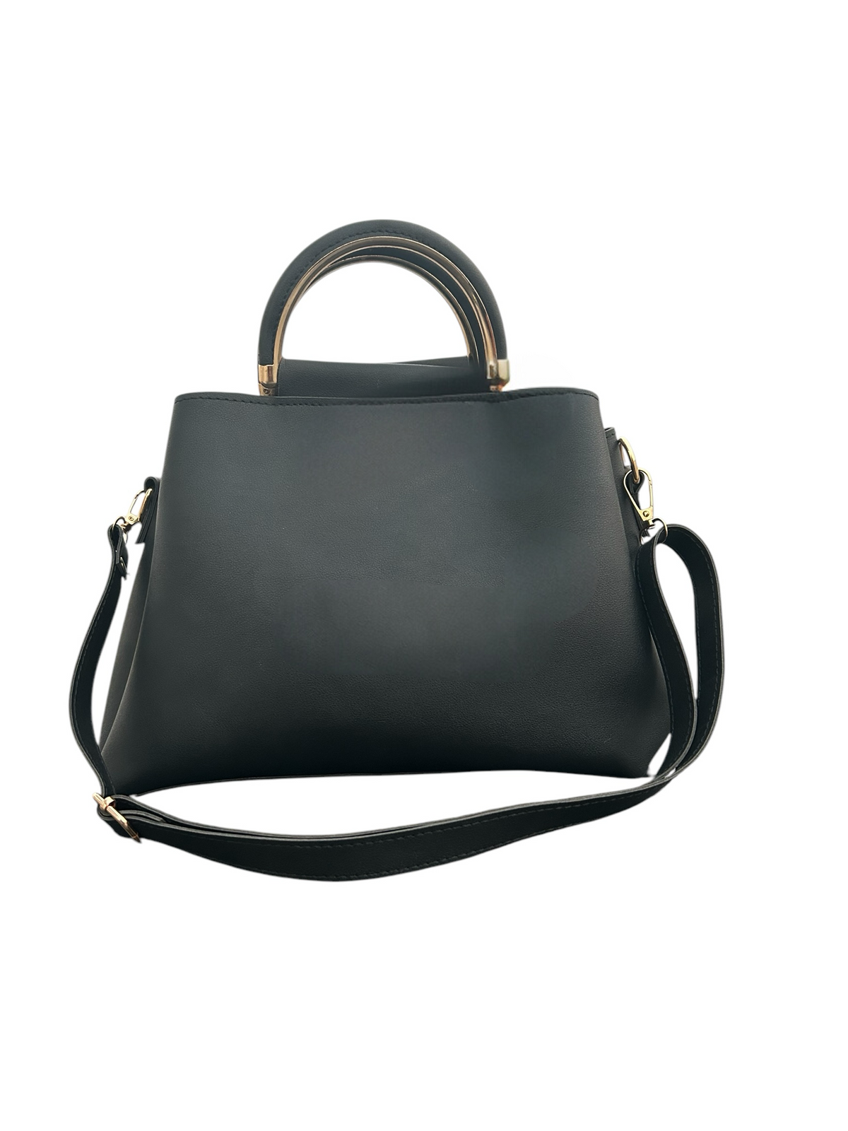 Triple Compartment Chic Bag – Black