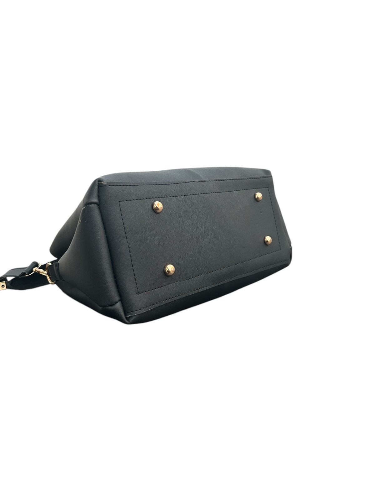 Triple Compartment Chic Bag – Black